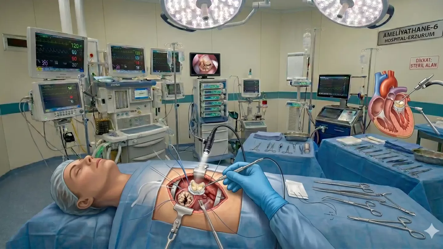 Sağ Minitorakotomi İle Mitral Kapak Replasmanı